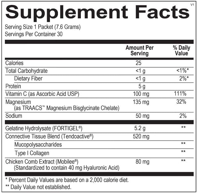 SynergyGenPro Collagen + HA Bulk Powder by Dr. RetzlerRx™ - Advanced Joint Skin &amp Mobility Support with Fortigel® Tendoactive® Mobilee® &amp TRAACS® Magnesium Bisglycinate
