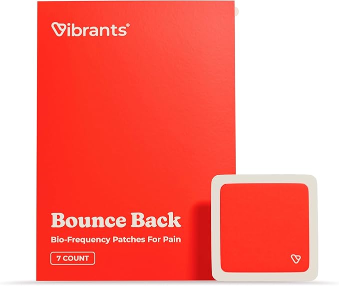Bounce Back Patch | Vibrants Bio-Frequency Patches for Pain | Sample Pack - 7 Pain Patches
