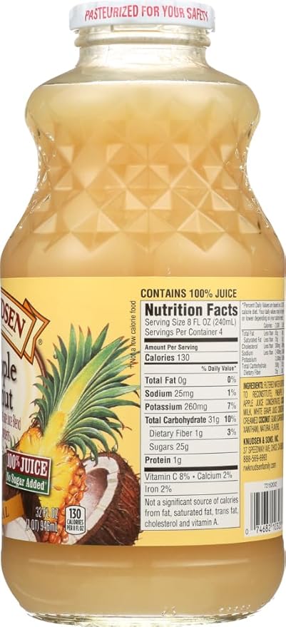 R.W. Knudsen Family Pineapple Coconut 48x 32OZ