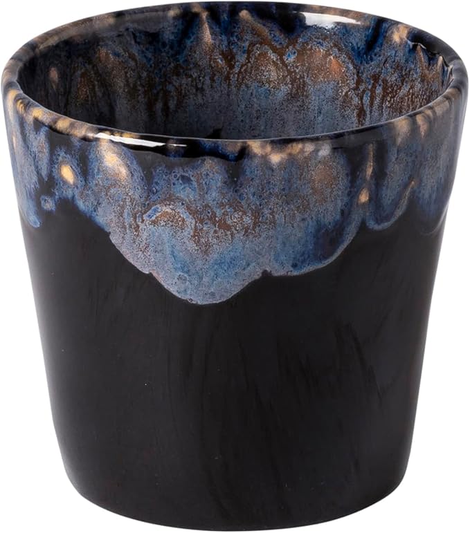 Costa Nova LSC081BK Free Cup M Coffee Approx. 7.4 fl oz (210 ml) Grespresso Black Dishwasher Safe Microwave Safe