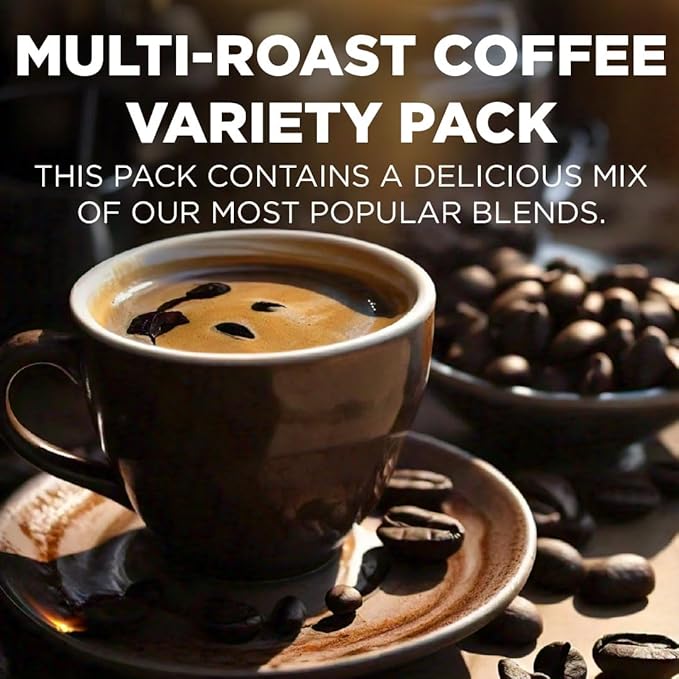 Maud's Family Pack Coffee Pods Variety Pack 136 ct 12 Assorted Flavors Medium Roast Single Serve Pods – 100% Arabica Coffee Compatible with Keurig K Cups Maker