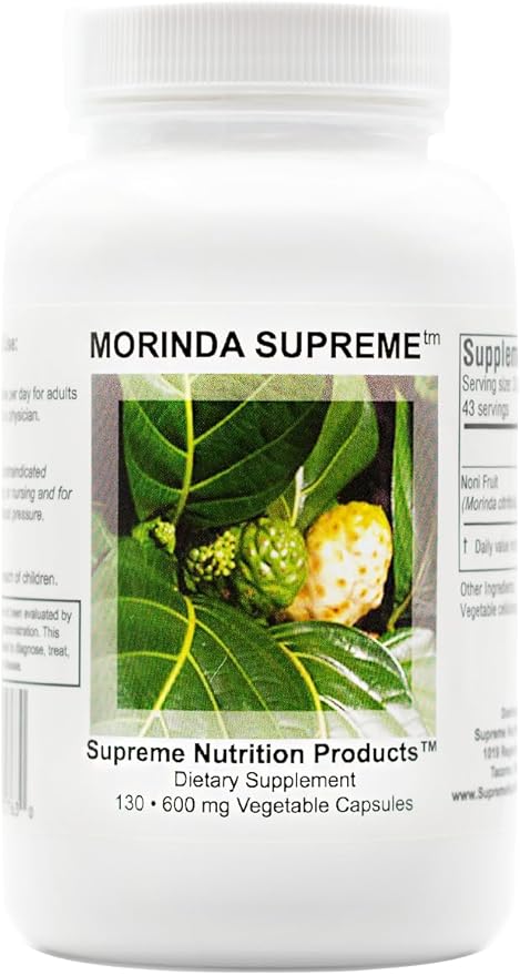 Supreme Nutrition Morinda Supreme 130 Whole Noni Fruit Capsules