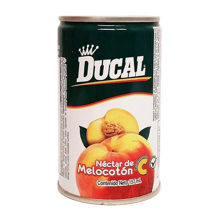 Ducal Peach Juice 5.3 oz fl - Jugo de Melocoton (Pack of 12)