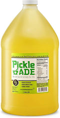 PickleAde Real Dill Pickle Juice with Turmeric 1 Gallon (128 oz) | Muscle and Leg Cramp Relief | Bulk Size Pickle Juice Sports Drink | Electrolyte Replacement | Pickle Brine | Kosher Pickle Juice for