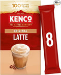 Kenco Latte Instant Coffee Sachets 8x16.3g (Pack of 5 Total 40 Sachets 652g)