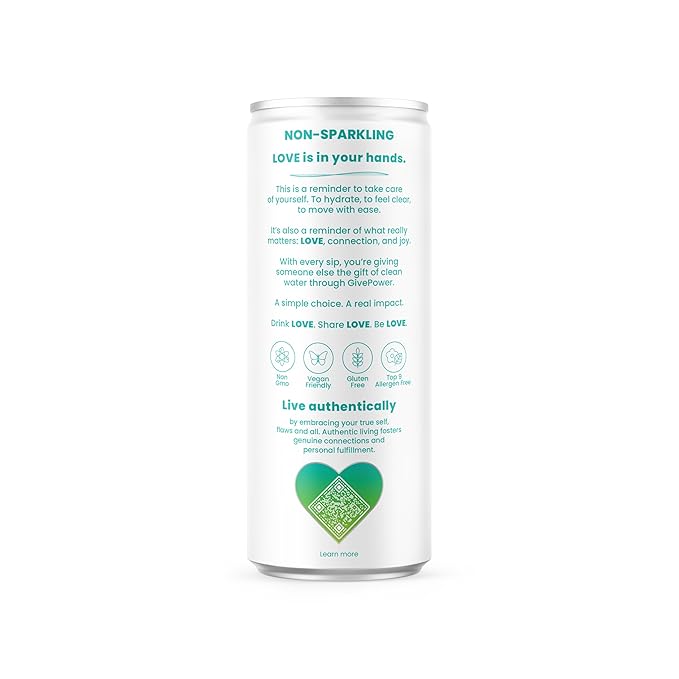 Be LOVE™ Lightly Flavored Still Electrolyte Drink — Non-Carbonated Zero Sugar Zero Calories Zero Caffeine — Clean Daily Hydration (Pack of 12 Citrus Zest)