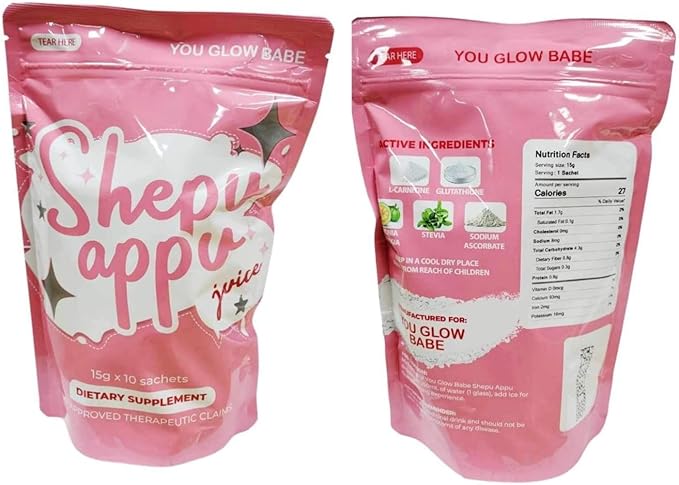 You Glow Babe Shepu Appu Shape Up Juice &amp Beauty White Caps