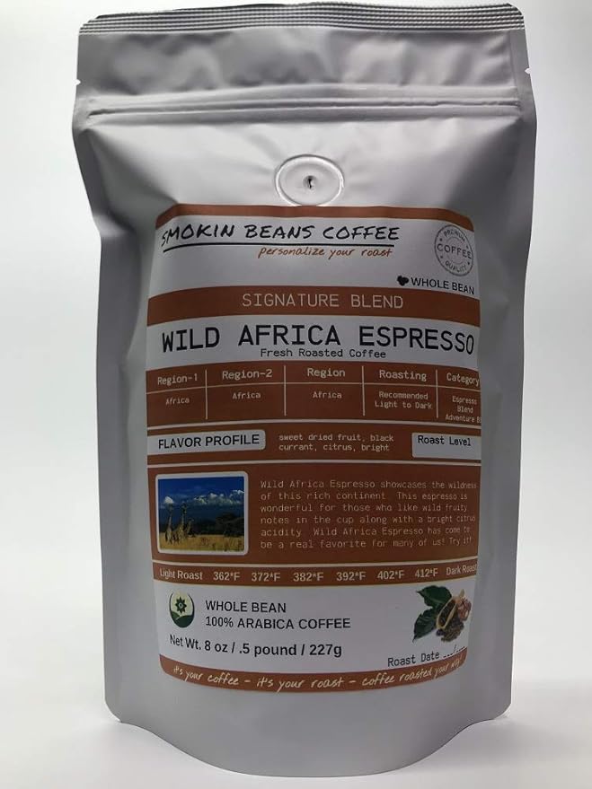 Smokin Beans 7 Bean Espresso Box 7-Bags 8-oz Each Our Signature Blends Various Roasts Premium Whole Bean Specialty Coffee