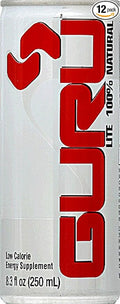 GURU Lite Natural Energy Drink 8.4 fluid-ounces (Pack of 12)