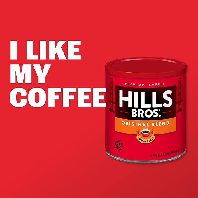 Hills Bros. Original Medium Roast Coffee (26 Ounce (Pack of 2))
