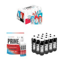 PRIME HYDRATION Berry Freeze Cherry Freeze &amp Ice Pop 12 Fl Oz Variety Sports Drinks &amp Rapid Rehydration Electrolyte Powder Sticks Ocean Cherry &amp 12 Pack Black Graffiti Squeeze Sports