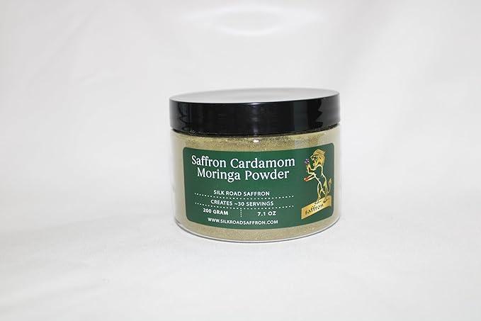 ORGANIC SAFFRON CARDAMOM MORINGA POWDER