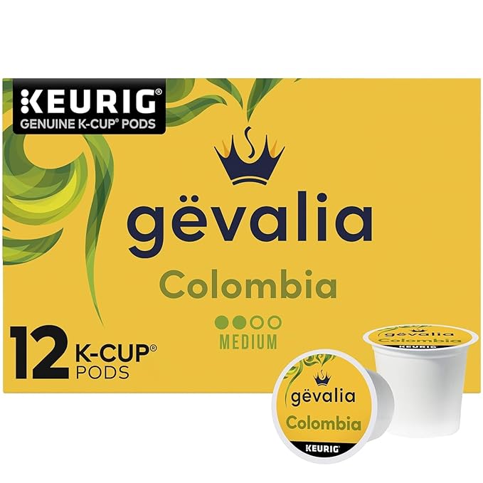 Gevalia Signature Blend Coffee K-Cup Pods &amp Colombia Coffee K-Cup Pods (Variety Pack)