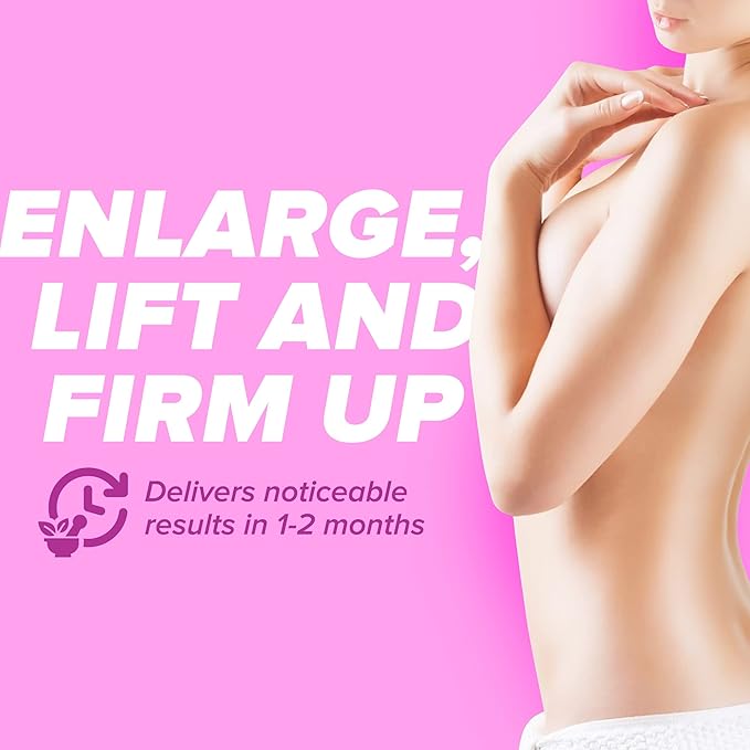 IsoSensuals Enhance Breast Enlargement Pills - Breast Enhancement Pills for Women Breast Enhancer All-Natural Ingredients 60 Capsules