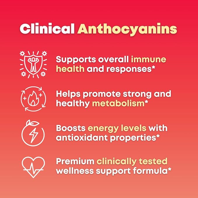 Morosil Clinically Tested C3G Supplement - Metabolism Antioxidant Wellness Support for Men &amp Women - 400mg Moro Red Orange Extract - 60 Veggie Capsules - Non-GMO Gluten-Free Vegan-Friendly