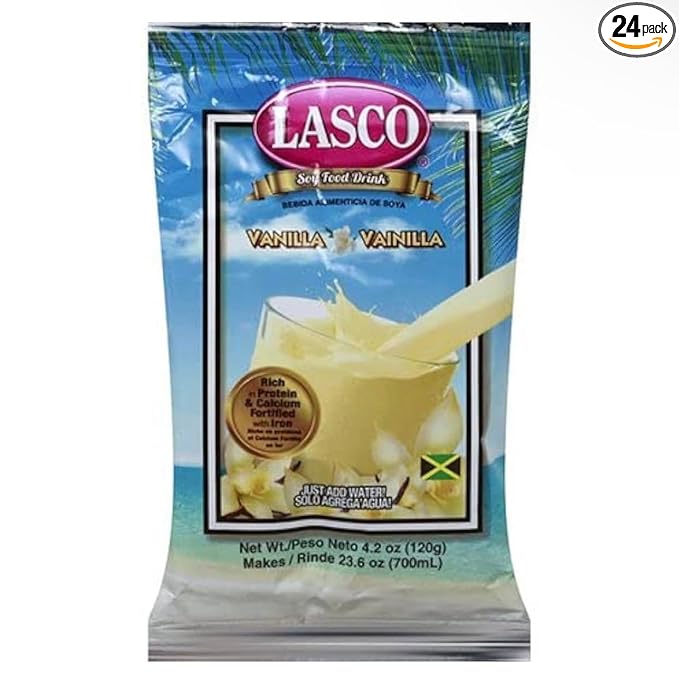 Lasco Food Drink 50% less sugar Vanilla 4.2 oz (pk of 24)