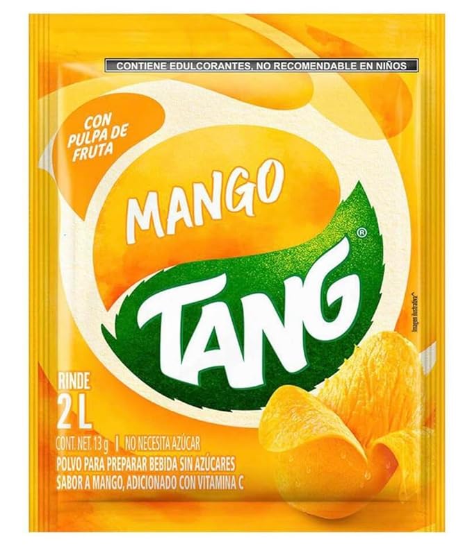 Mango TANG No Sugar Needed Makes 2 Liters Of Drink Mix 12 Pack by Border Merchant