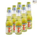 Shirakiku Ramune Drink Carbonated Marble Soft Drink of Japan 6.76 oz (Yuzu Pack of 6)