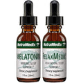NutraMedix Sleep Bundle - Includes Liquid Melatonin Drops for Sleep and RelaxMedix (Samento Cat's Claw with Valerian) to Promote Sense of Calm and Sleep - 2-Piece Tincture Set
