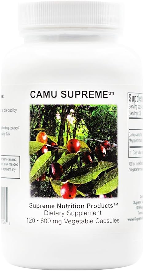 Supreme Nutrition Camu Supreme 120 Pure Camu Camu Fruit Vegetarian Capsules