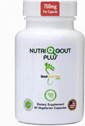 Gout and You NutriGout Plus - Uric Acid Support Premium Formula - 60 Vegetarian Capsules - 750 mg per Capsule