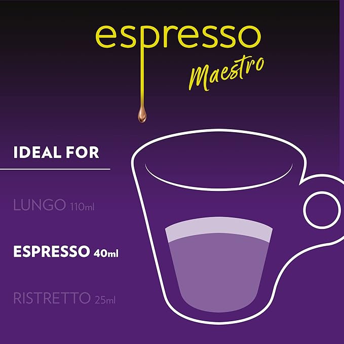 Lavazza Espresso Maestro Intenso Aluminum Capsules Compatible with Nespresso* Original Machines Medium-Dark Espresso Roast Arabica and Robusta (60 Capsules)