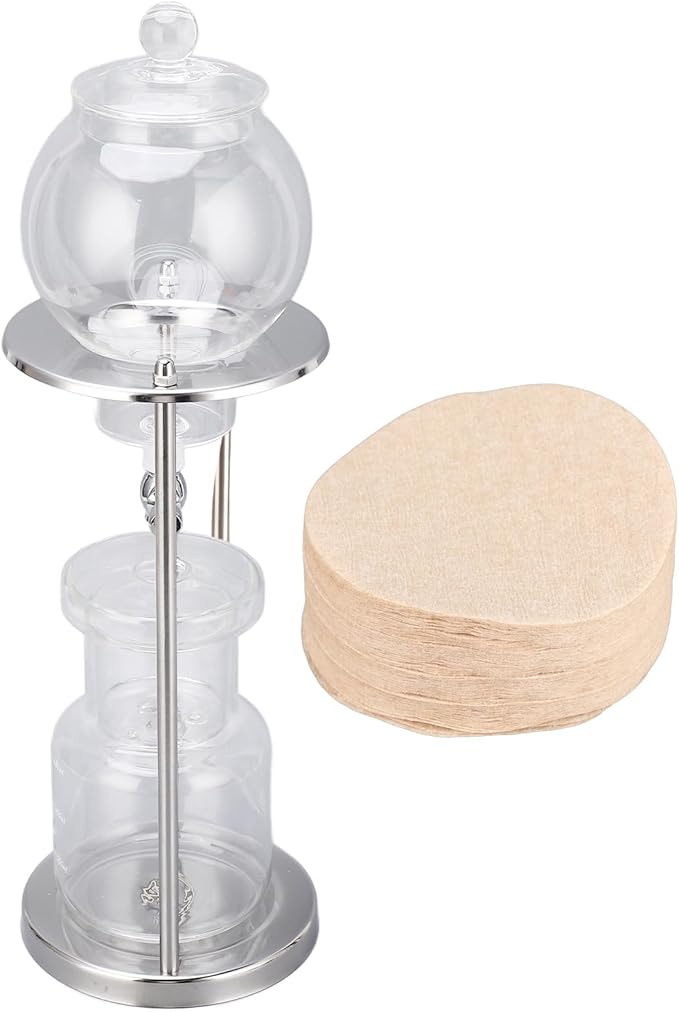 Panorgraphic 600ml Clear Cold Coffee Stainless Steel Stand DIY Home Kitchen