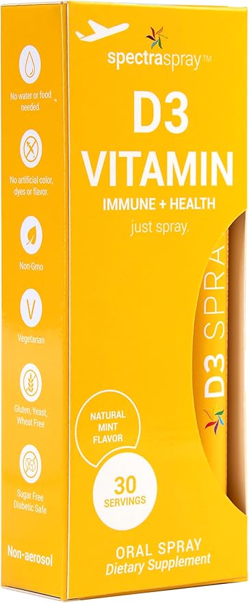 Spectraspray Sleep &amp Immunity Support Bundle – Sleep Spray &amp Vitamin D3 Oral Spray