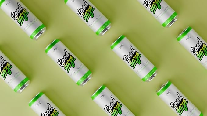 Good Daze Energy Drink with 200mg of Caffeine from Tea Sugar Free B Vitamins L-Theanine Pre Workout Performance with Antioxidants Lime 12FL OZ Cans (Pack of 12)