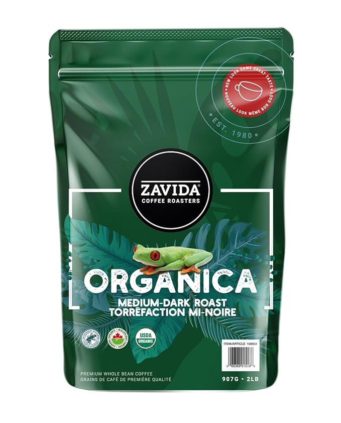 Zavida Coffee Whole Beans 2 pounds (Organica)