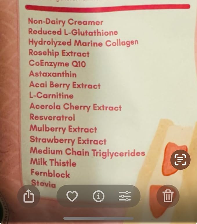 Dear Face Collagen Glutathione Drinks (180g Strawberry)