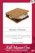 Kaffe Magnum Opus Gimme a S'mores Coffee 72 Packs of 2.5 oz Each - Fresh Roasted Ground Coffee - Gourmet Blend with Marshmallow Graham Cracker and Chocolate Flavors