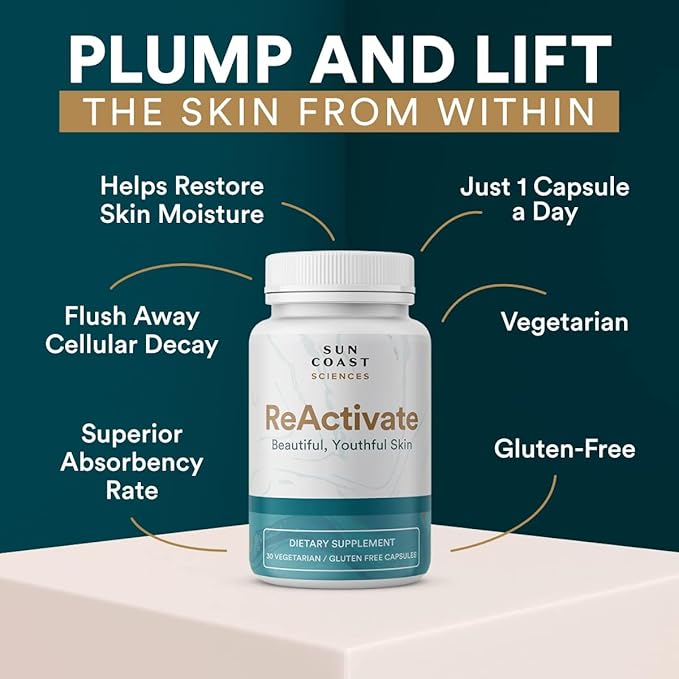 ReActivate Your Skin’s Beauty from Within with Dr. Rosenberg’s Special Skin Health Formula - 30 Count (Pack of 3)