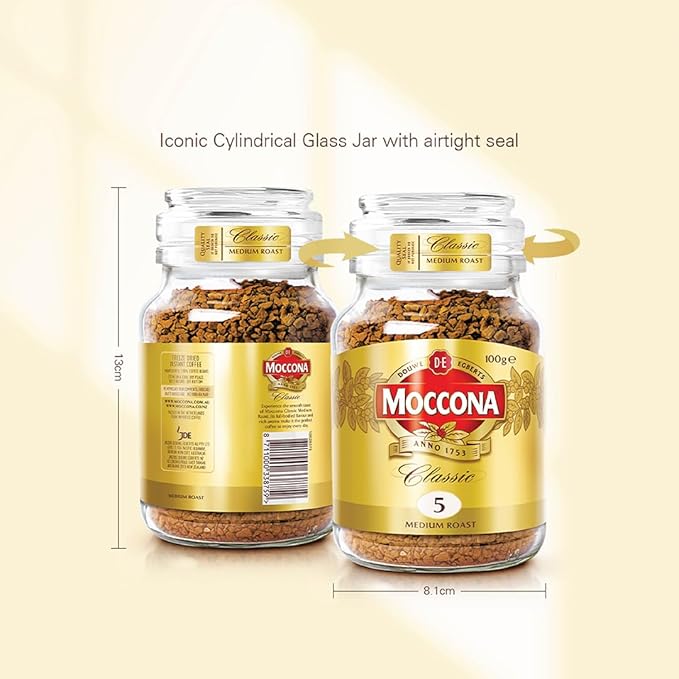 Moccona Coffee 100g Freeze-Dried Coffee Medium Roast
