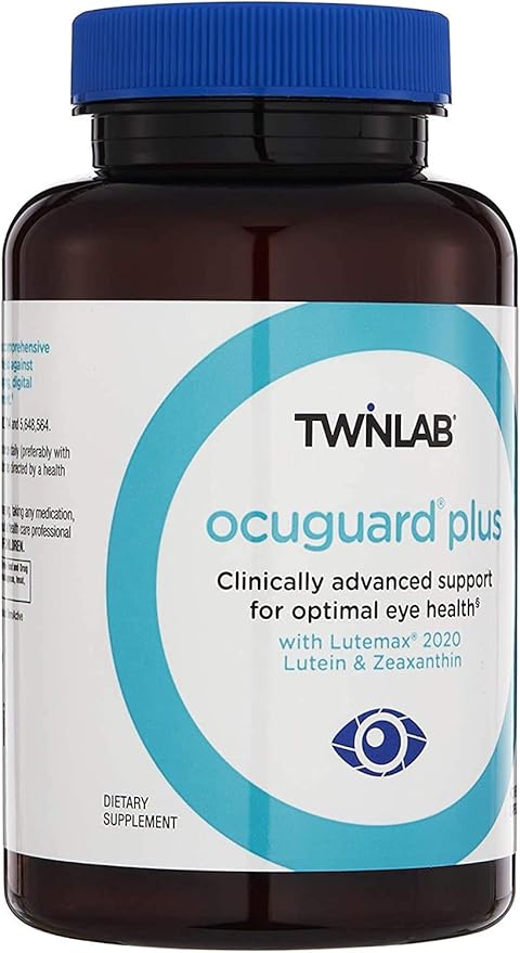 Twinlab Ocuguard Plus - Eye Supplement with Zinc Vitamin A C &amp D - 60 Veggie Capsules