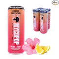 Mycopop Functional Mushroom Energy Drink Caffeine-Free 25 Calories with Lions Mane &amp Cordyceps Hibiscus Ginger Lemon Flavor 12 fl oz