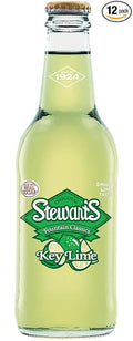 Stewart's Key Lime Soda 12 fl oz (12 Glass Bottles)