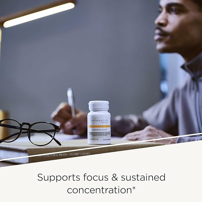 Integrative Therapeutics Neurologix - with Saffron and CDP-Choline - Nootropic Supplement for Brain Health*- Focus* - Memory Support* - Vegan Gluten-Free &amp Dairy-Free - 28 Capsules (14 Servings)