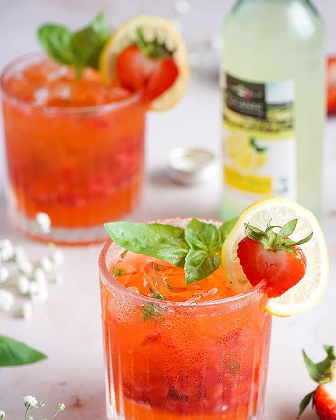 Tuscanini Organic Cold Pressed Sparkling Lemon Soda (6 Pack) Contains 16% Real Juice! No Food Coloring or Artificial Flavors Product of Italy