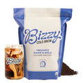 Bizzy Organic Cold Brew Coffee | Dark &amp Bold Blend | Coarse Ground Coffee | Dark Roast | Micro Sifted | Specialty Grade | 100% Arabica | 2 LB