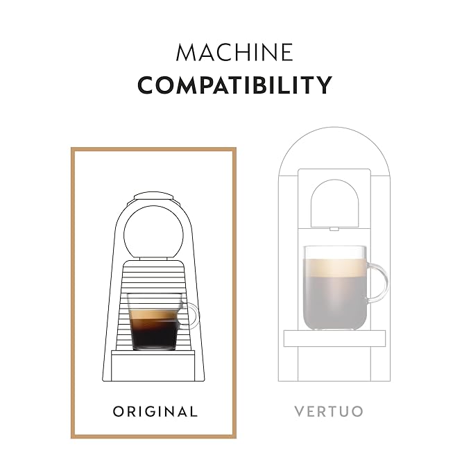 Nespresso Capsules Original Line Caramello Medium Roast Espresso Coffee 50 Count Espresso Coffee Pods