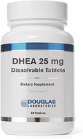 Douglas Laboratories DHEA 25 mg Dissolvable Tablets | Supports Immune Health Brain Bones Metabolism and Lean Body Mass* | 60 Tablets