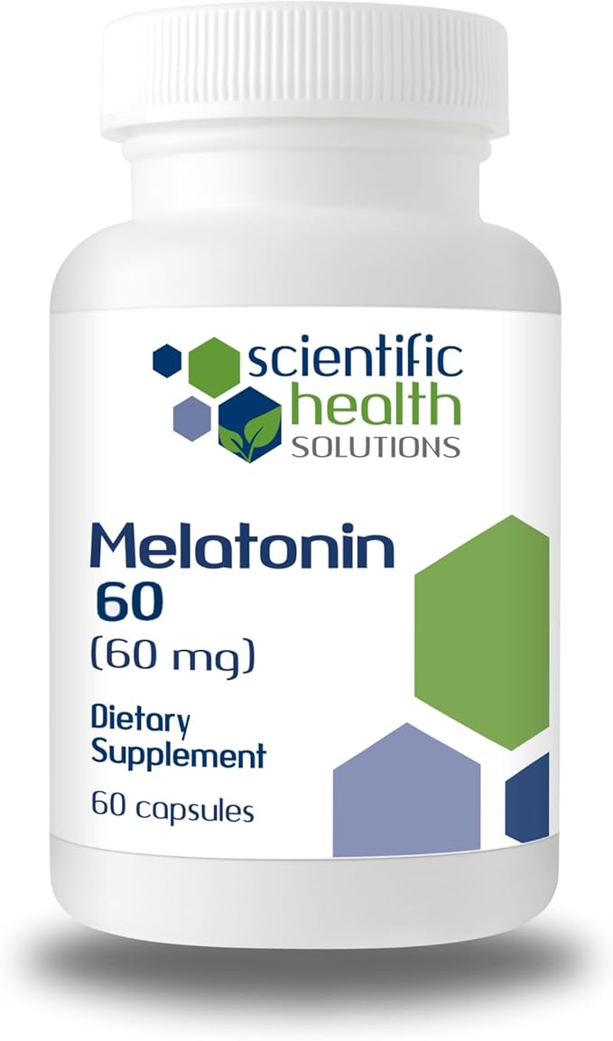 Melatonin Bundle | 60mg &amp 120mg High Dosage Capsules | Easy-to-Swallow Vegan Non-GMO Gluten-Free | Made in USA for Enhanced Sleep and Restful Nights