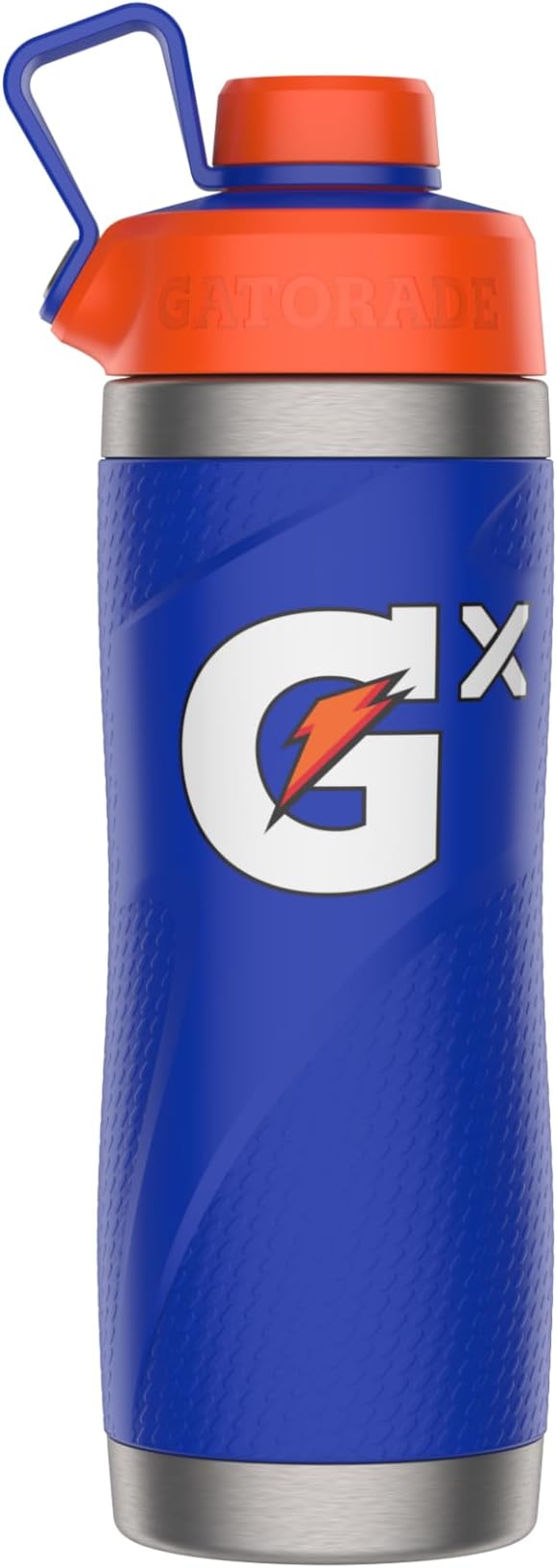 Gatorade 32oz Stainless Steel Bottle and 30oz Gx Bottle Bundle