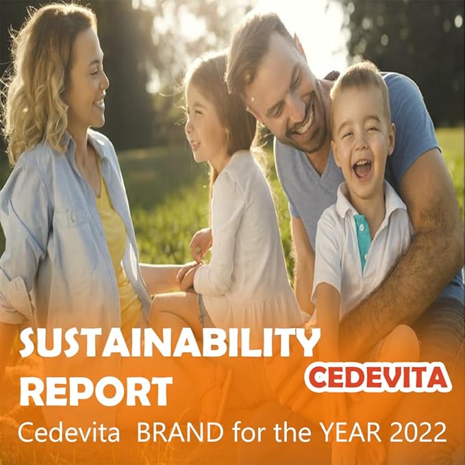 Cedevita Multivitamin Drink Healthy and Sweet Refreshing Vitamin Drink Powder Mix Lemon &amp Power Garnet with 9 Essential Vitamins Energy Drink - Pack of 12 0.5 L