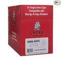 Lacas Coffee Dark Note Single Serve Cups Compatible with Keurig K-Cup Brewers 24 Count