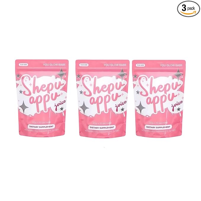 3 Packs YGB Philippines Shepu APPU Juice 10 Sachets per Pack