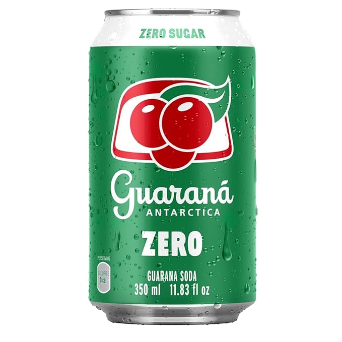 Guarana Antarctica Zero Diet 12-Ounce (Pack of 12)