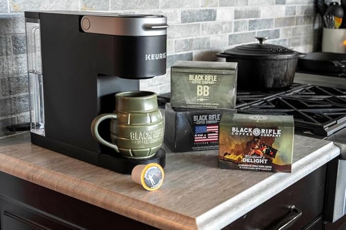 Black Rifle Coffee Company Blackbeard's Delight Dark Roast Coffee Pods 12 Single Serve Coffee Pods