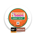 Dunkin' Donuts Medium Roast Decaf Coffee 64 K Cups for Keurig Coffee Makers